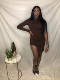 Out Of Your League Dress - Cocoa