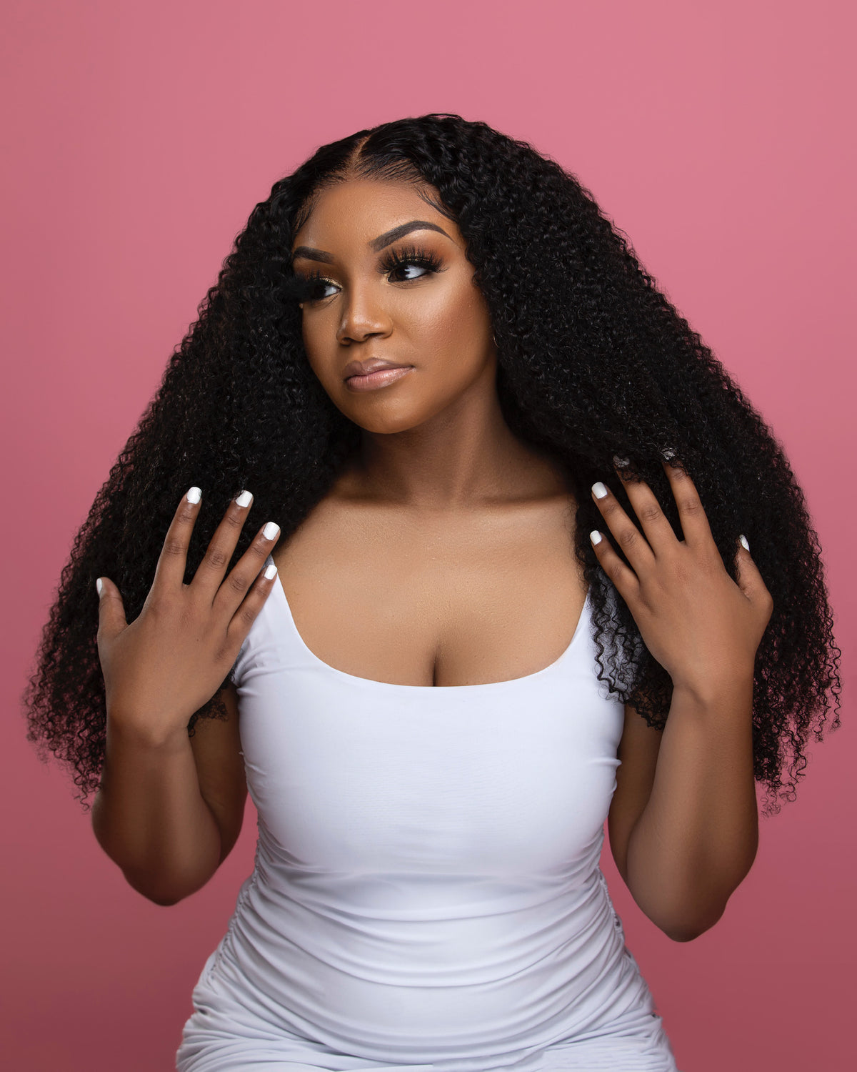 Kinky Curly HD Wig Main image