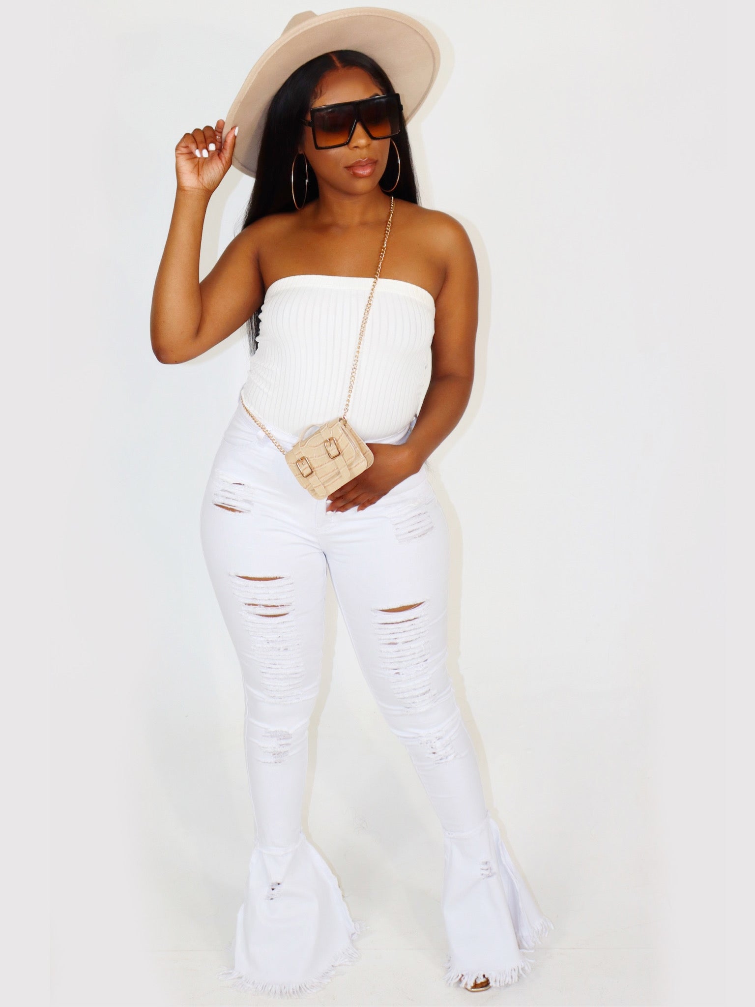 Icy Distressed Jeans Main image